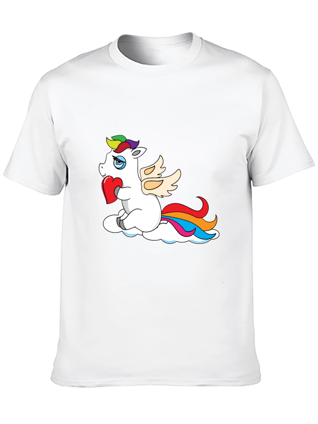 Heartbroken Unicorn Black Tee