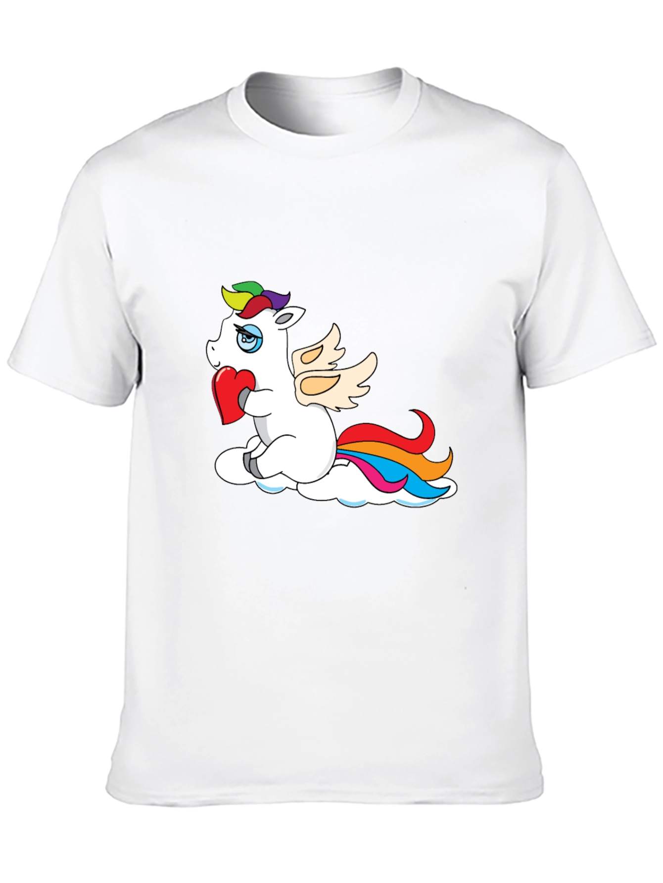 Heartbroken Unicorn Black Tee