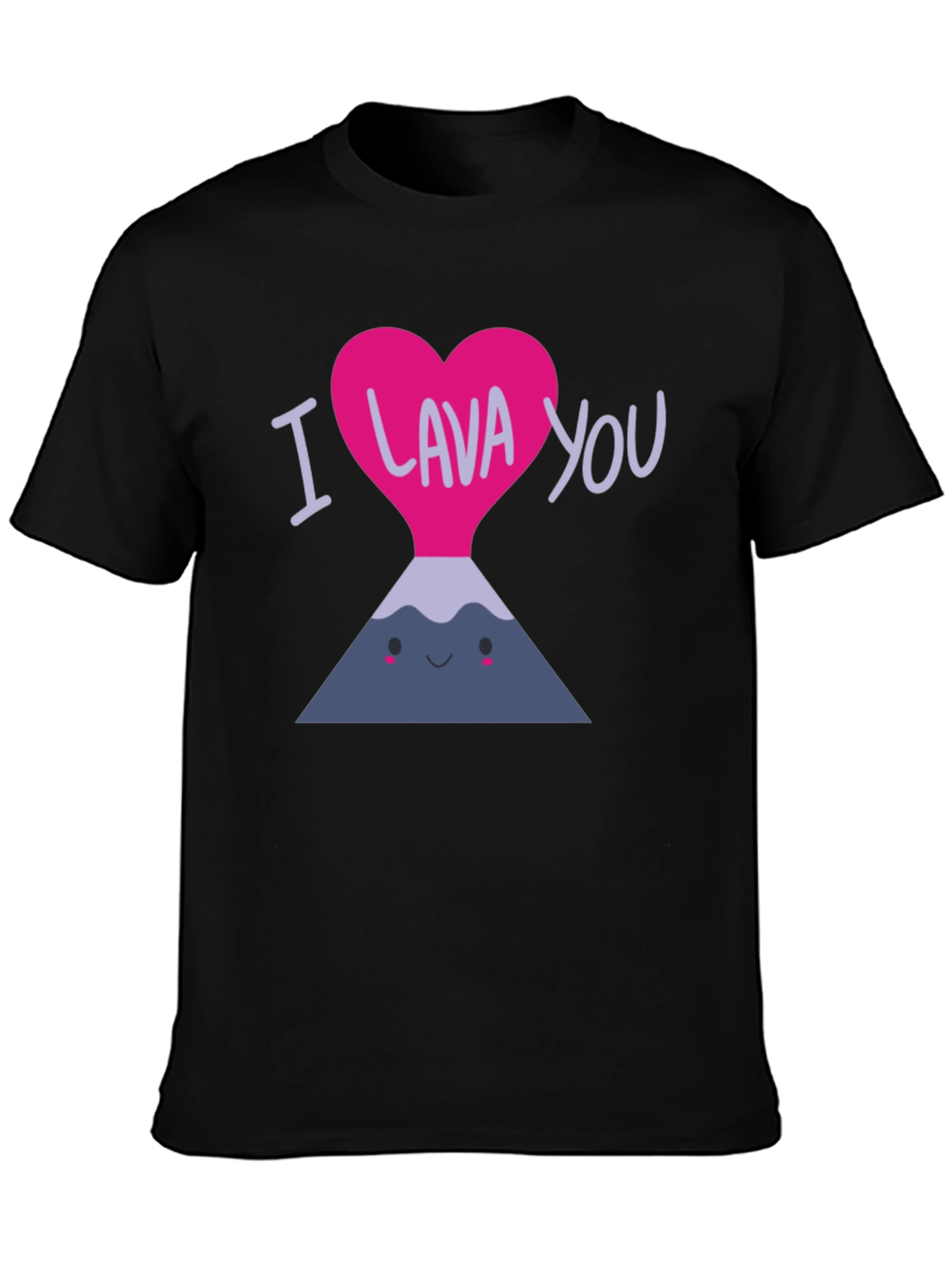 I Lava You Graphic Tee - Cute Volcano Heart T-Shirt