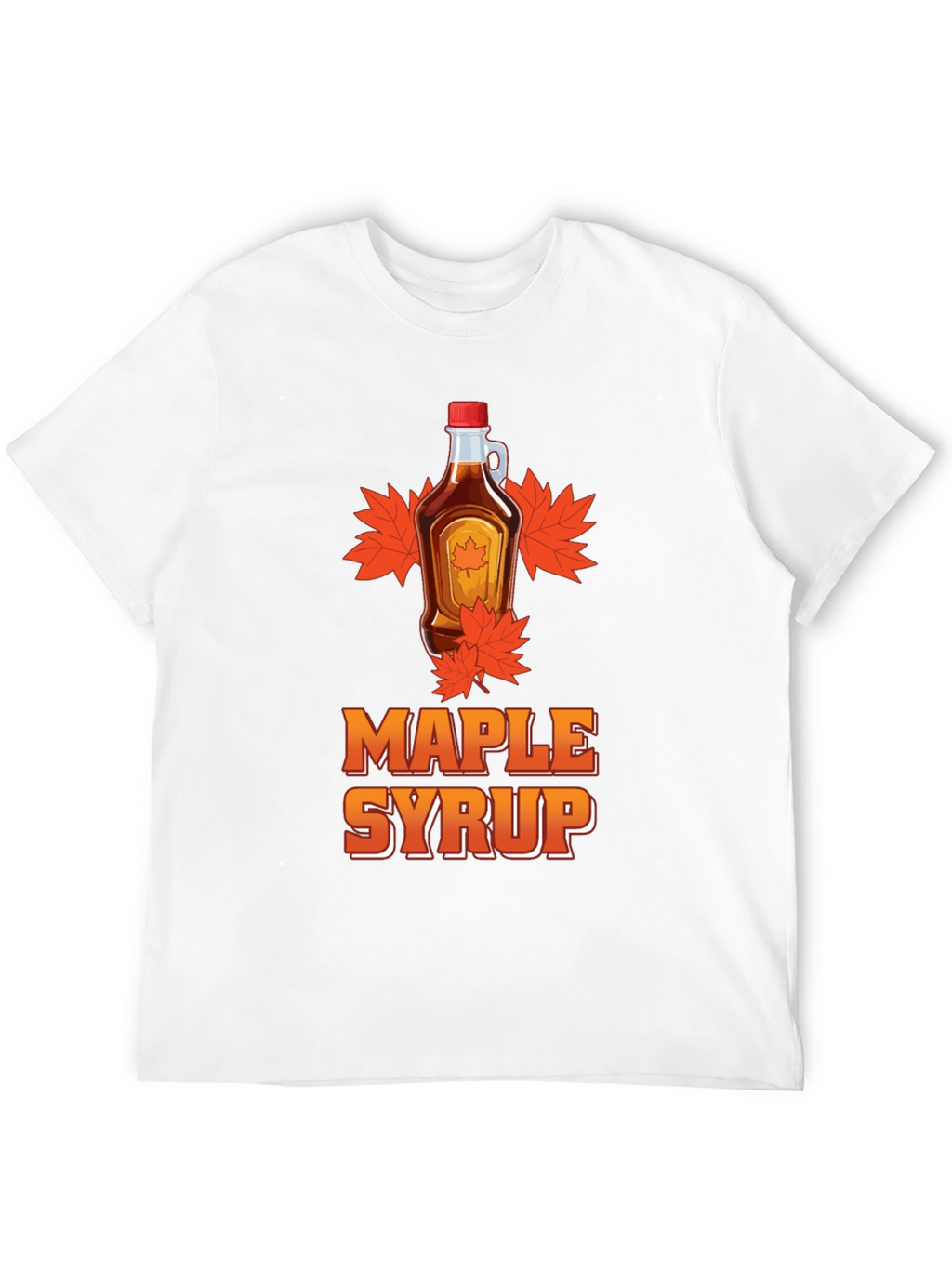 Maple Syrup Graphic Tee - Black T-Shirt