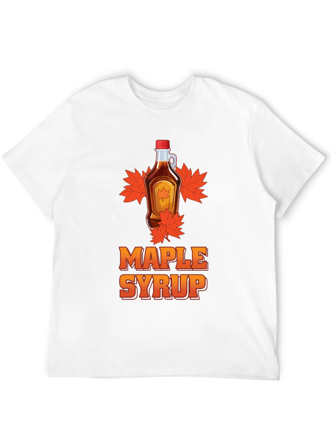 Maple Syrup Graphic Tee - Black T-Shirt