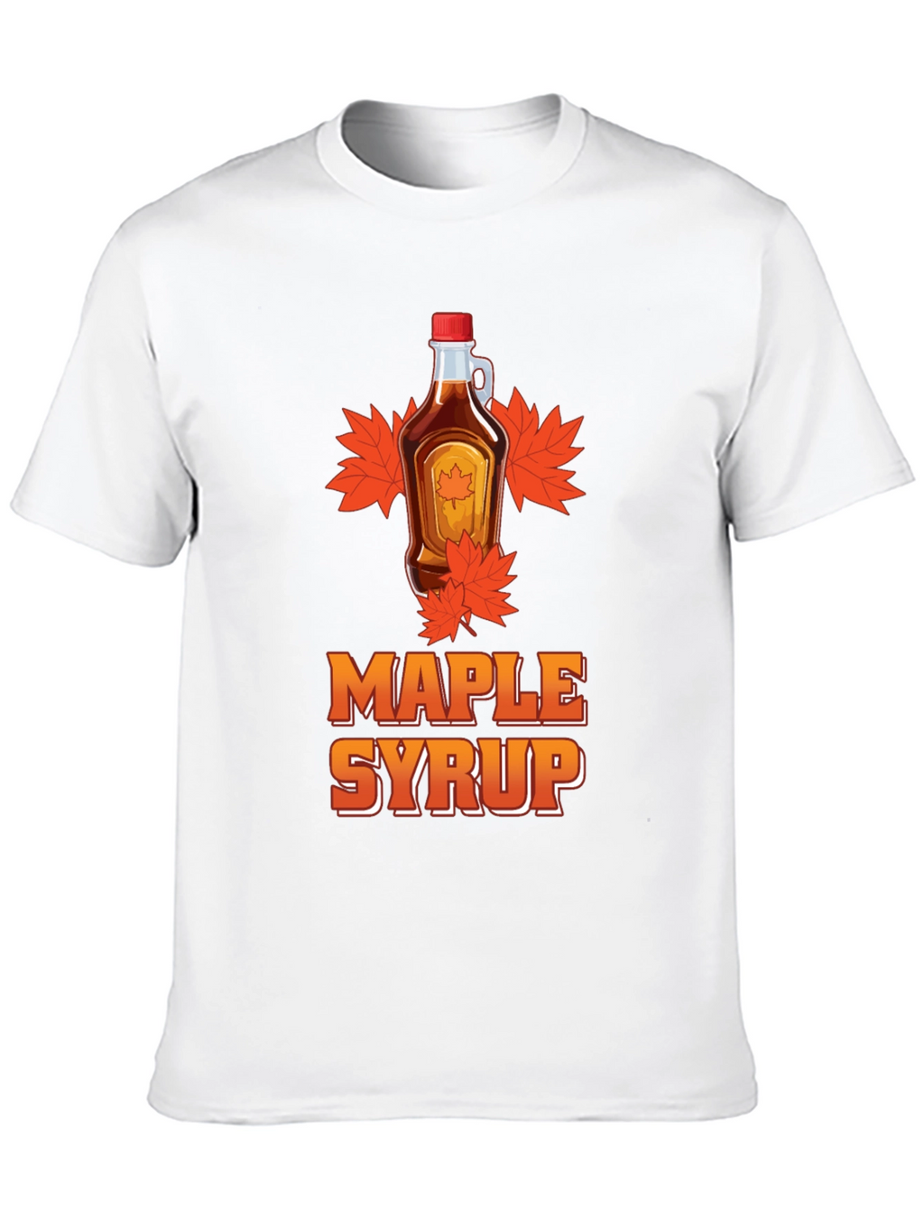 Maple Syrup Graphic Tee - Black T-Shirt