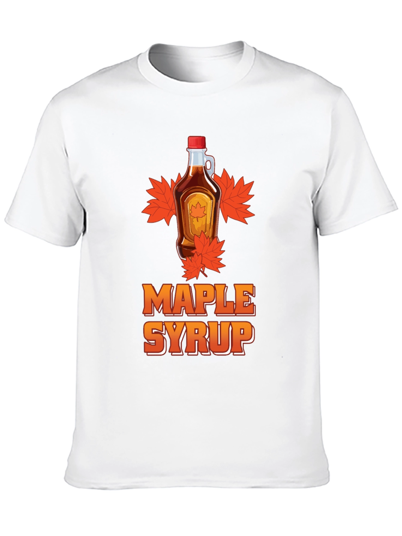 Maple Syrup Graphic Tee - Black T-Shirt