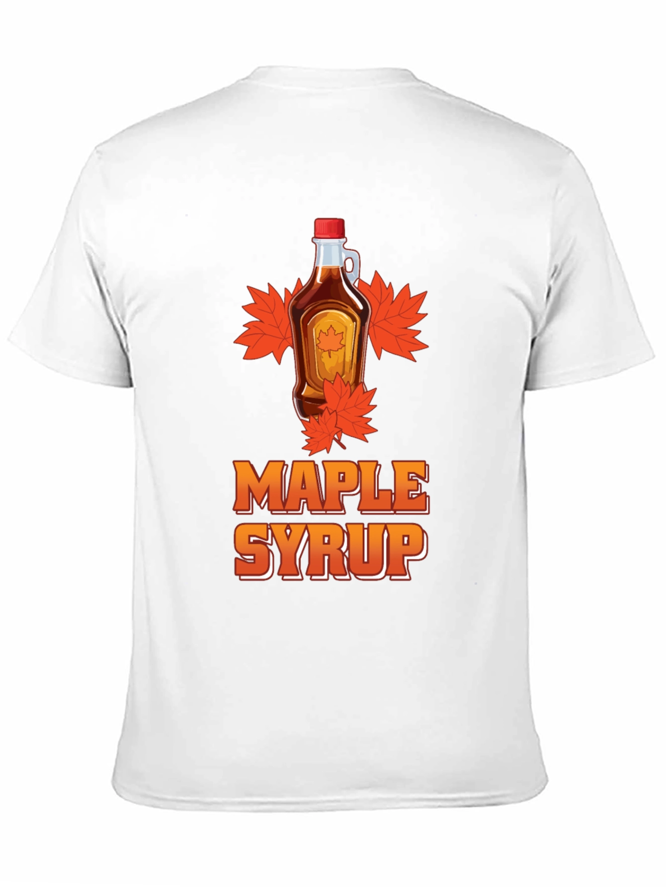 Maple Syrup Graphic Tee - Black T-Shirt