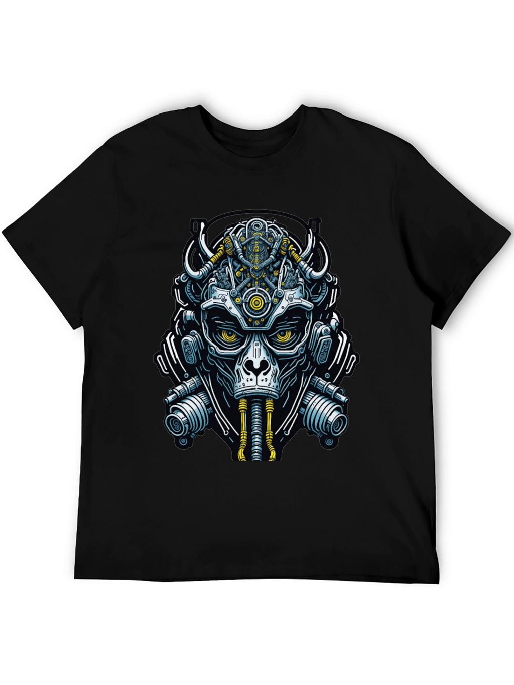 Steampunk Skull T-Shirt - Cyberpunk Graphic Tee
