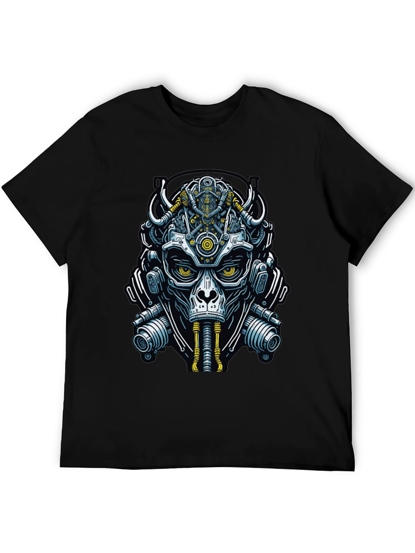 Steampunk Skull T-Shirt - Cyberpunk Graphic Tee