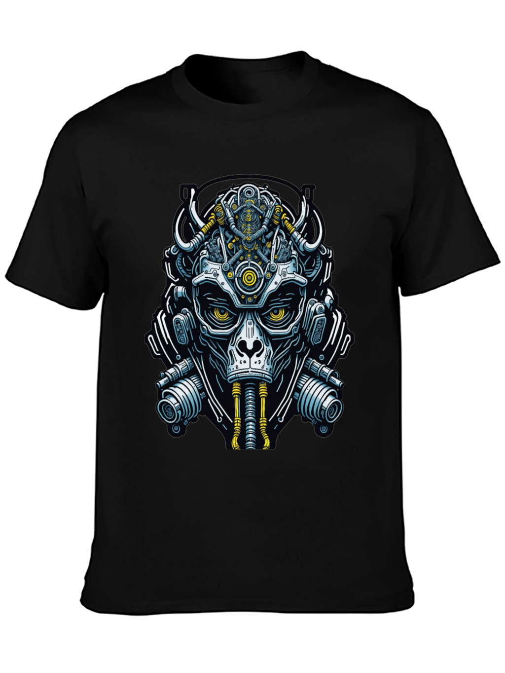Steampunk Skull T-Shirt - Cyberpunk Graphic Tee