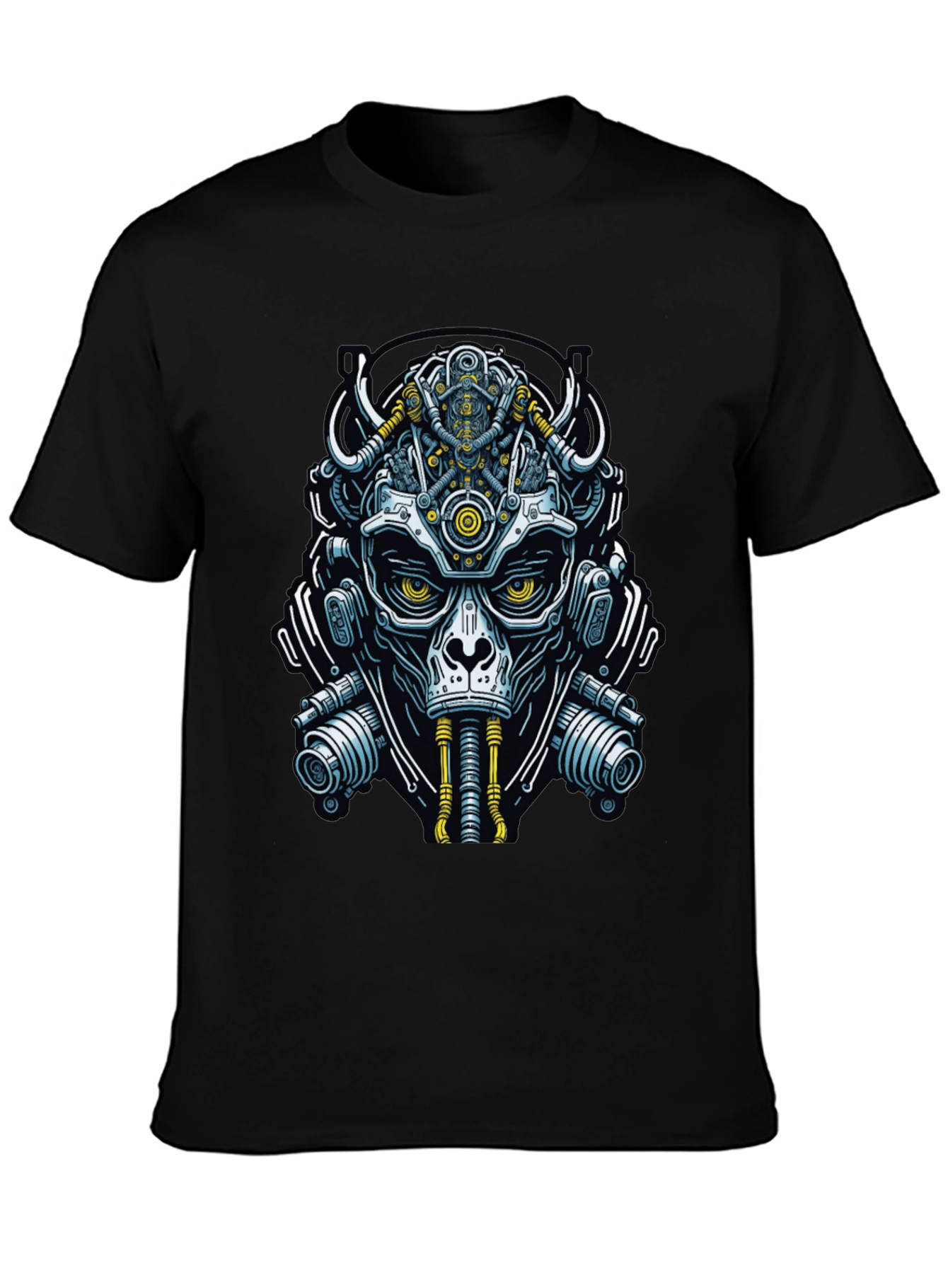 Steampunk Skull T-Shirt - Cyberpunk Graphic Tee