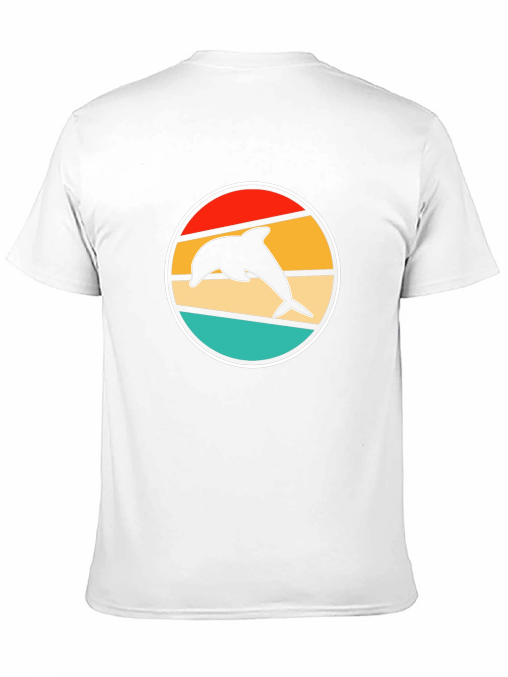 Retro Dolphin T-Shirt - Stylish Black Tee