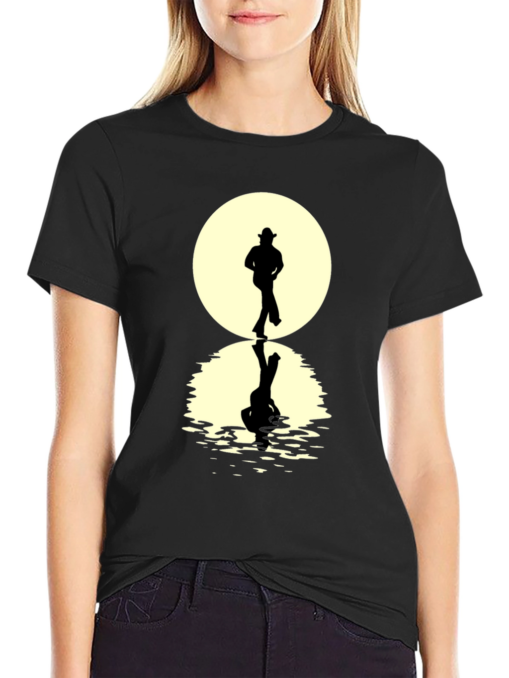 Cowboy Moon Reflection T-Shirt
