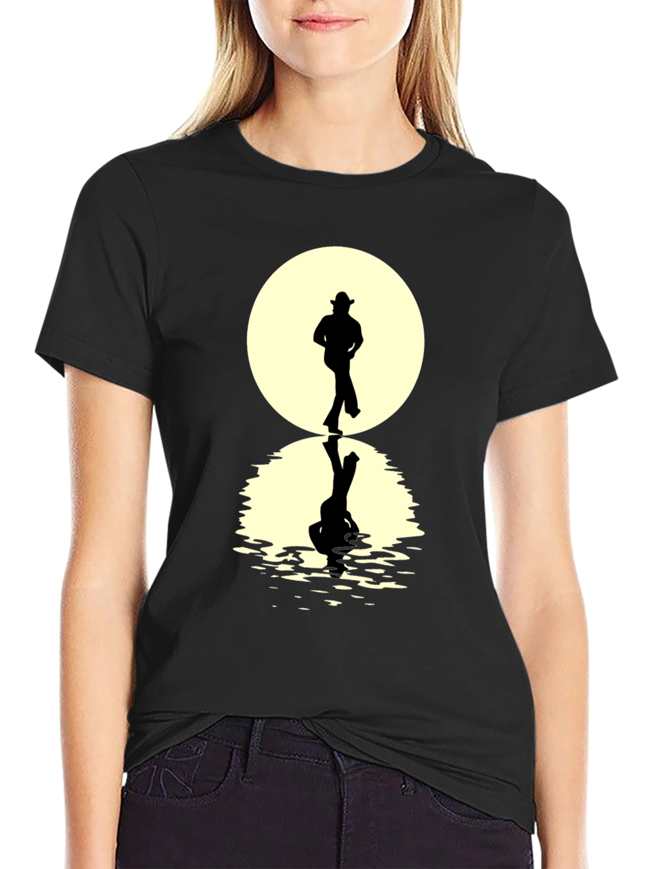 Cowboy Moon Reflection T-Shirt