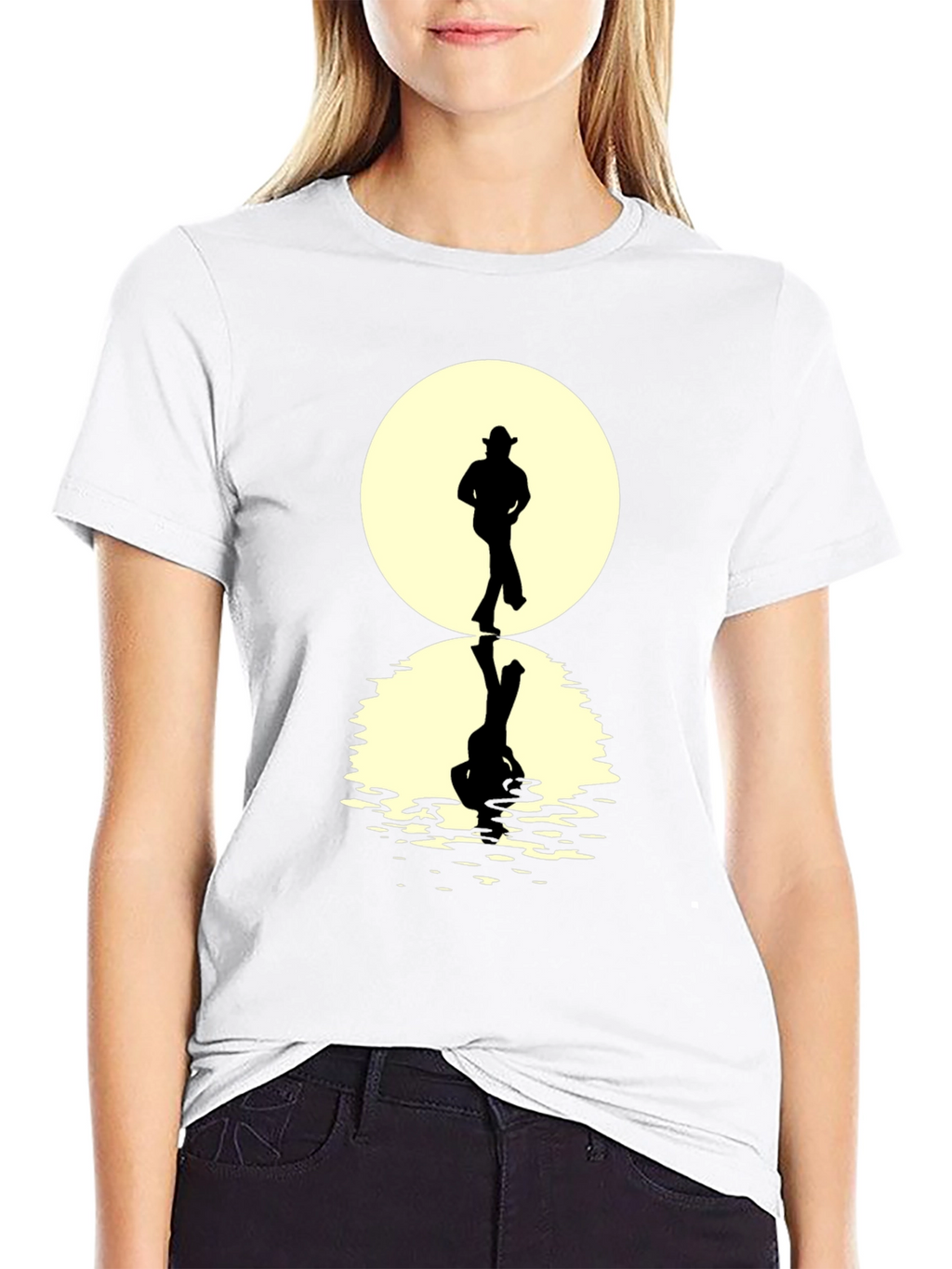 Cowboy Moon Reflection T-Shirt