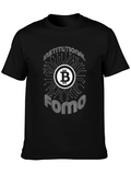 Bitcoin Institutional FOMO Black T-Shirt