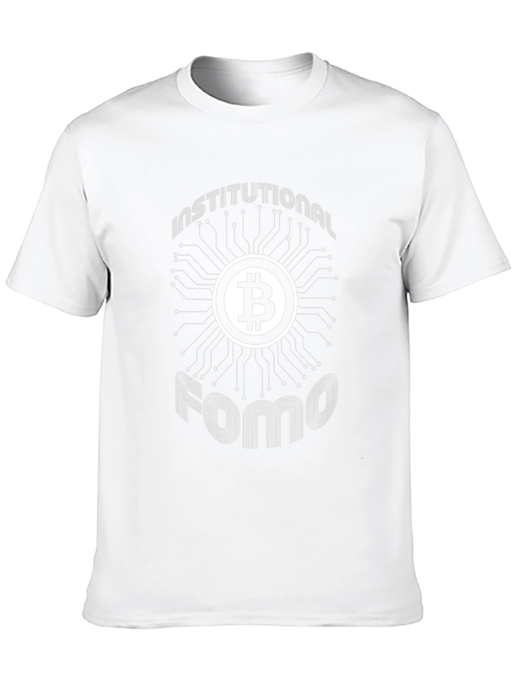 Bitcoin Institutional FOMO Black T-Shirt