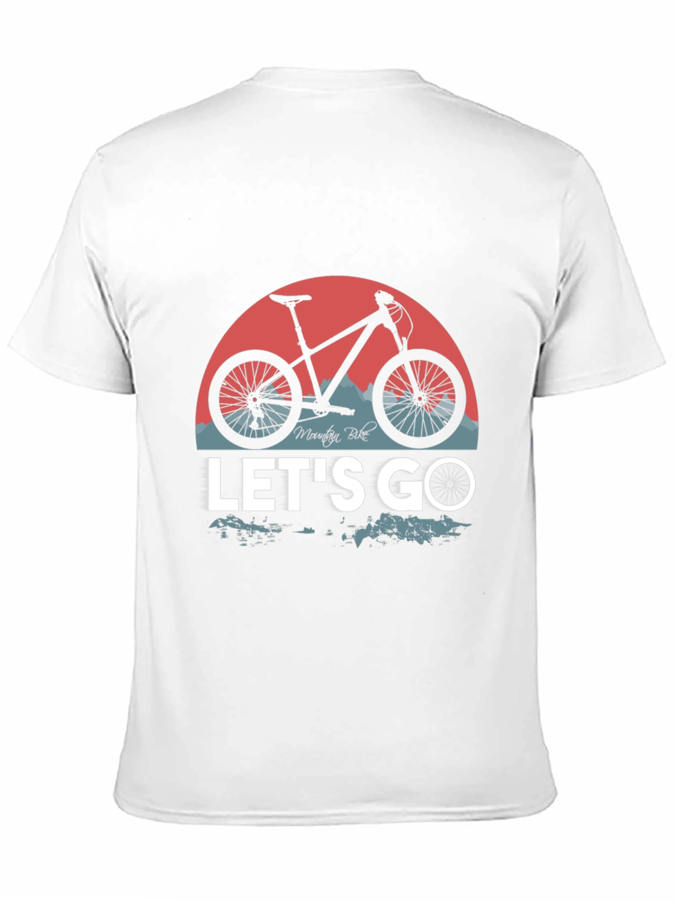 Mountain Bike Graphic T-Shirt - Lets Go Ride!