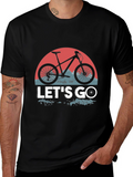 Mountain Bike Graphic T-Shirt - Lets Go Ride!