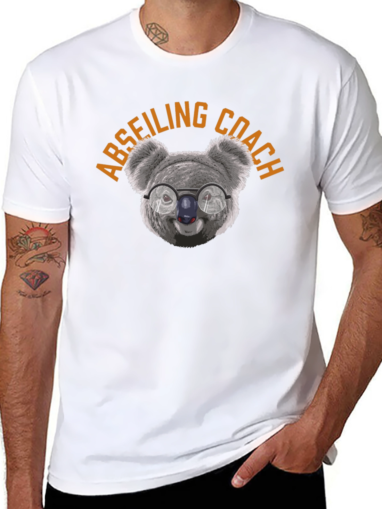 Abseiling Coach Koala T-Shirt