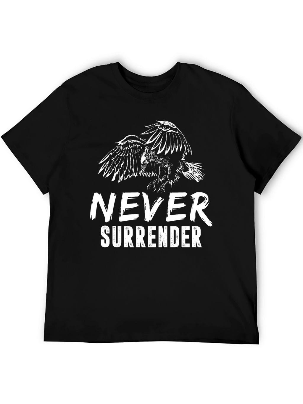 Never Surrender Eagle Graphic T-Shirt