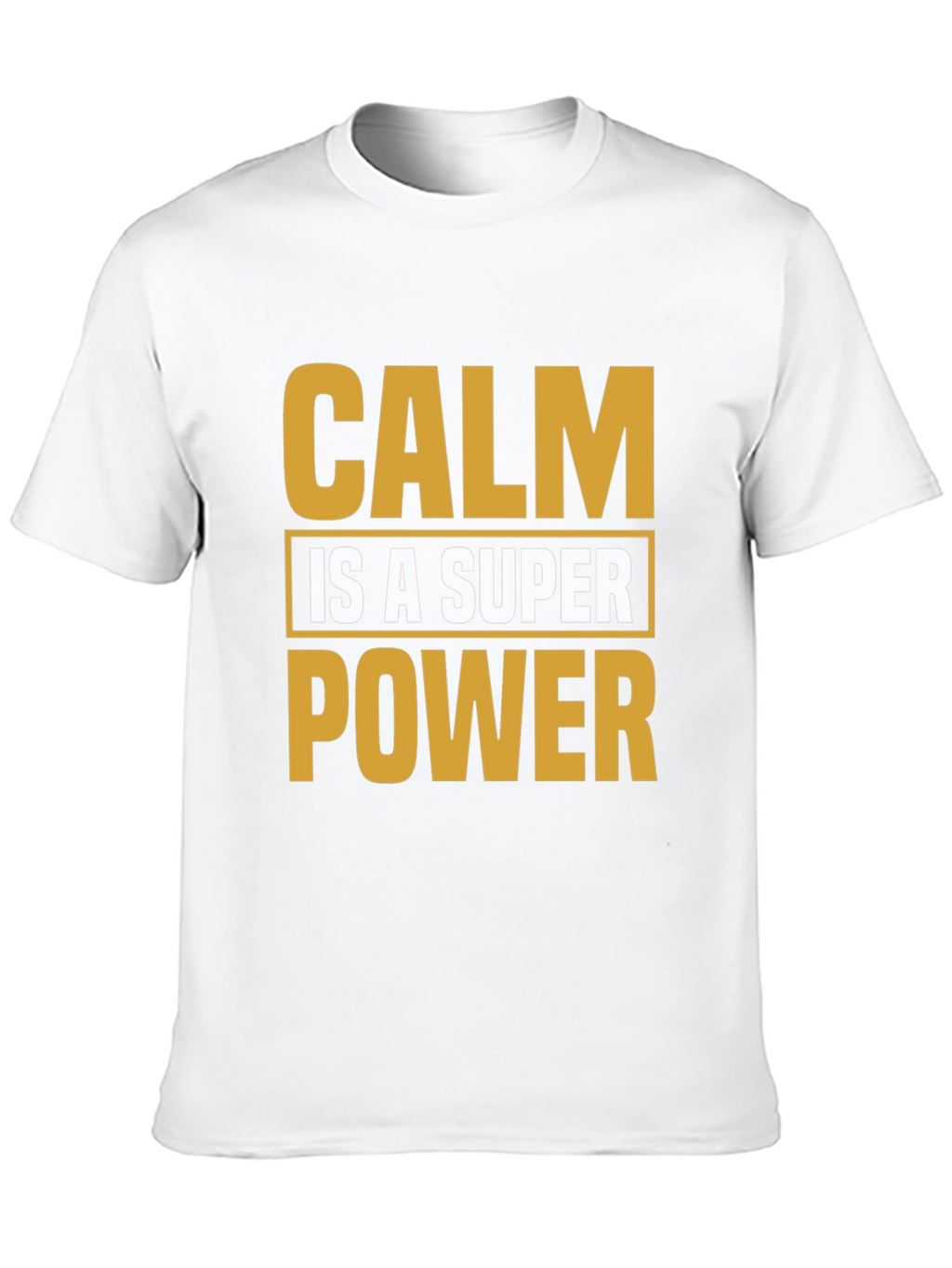 Calm is a Superpower Black T-Shirt