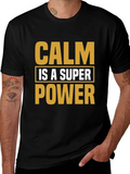 Calm is a Superpower Black T-Shirt