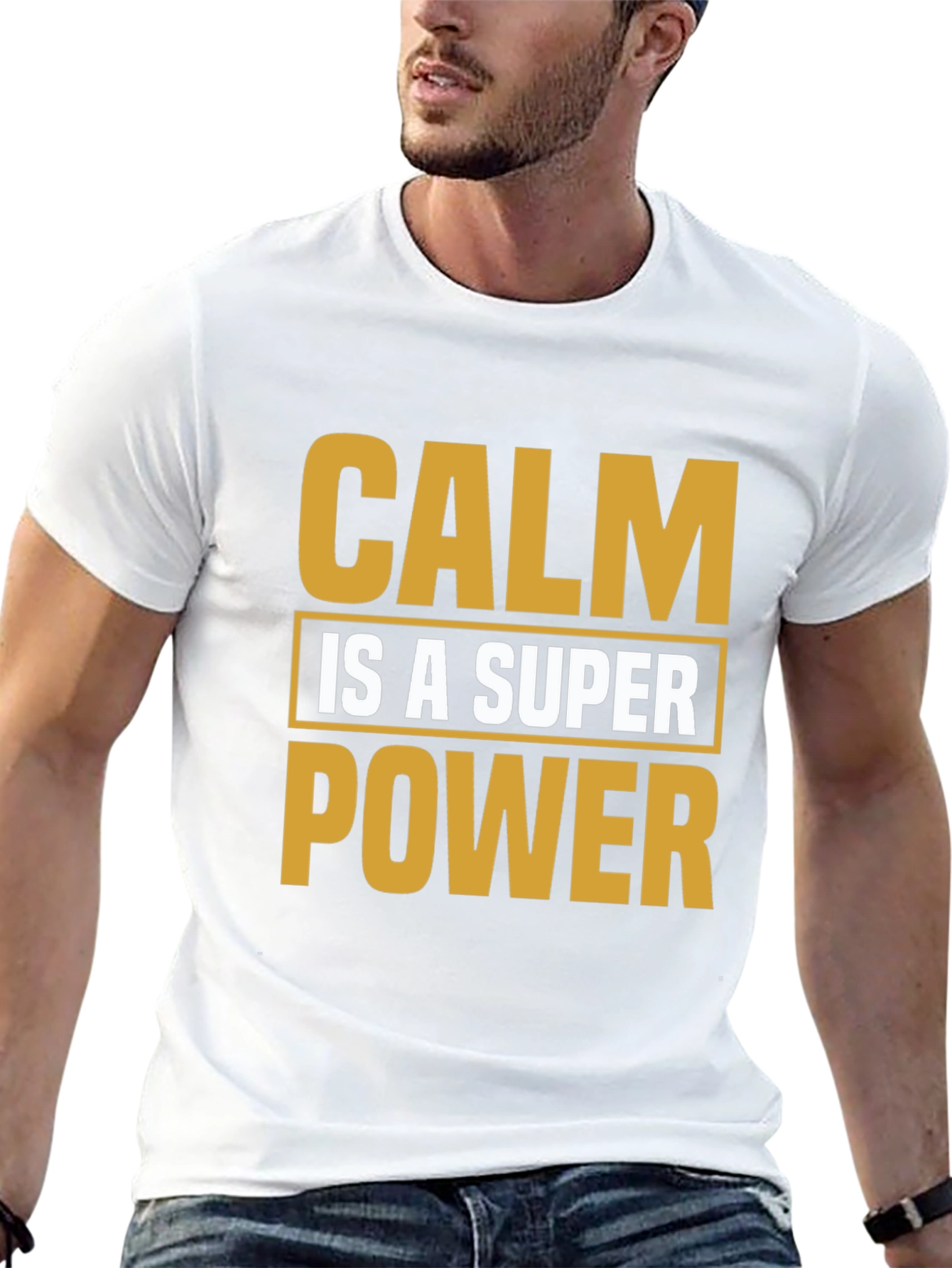 Calm is a Superpower Black T-Shirt