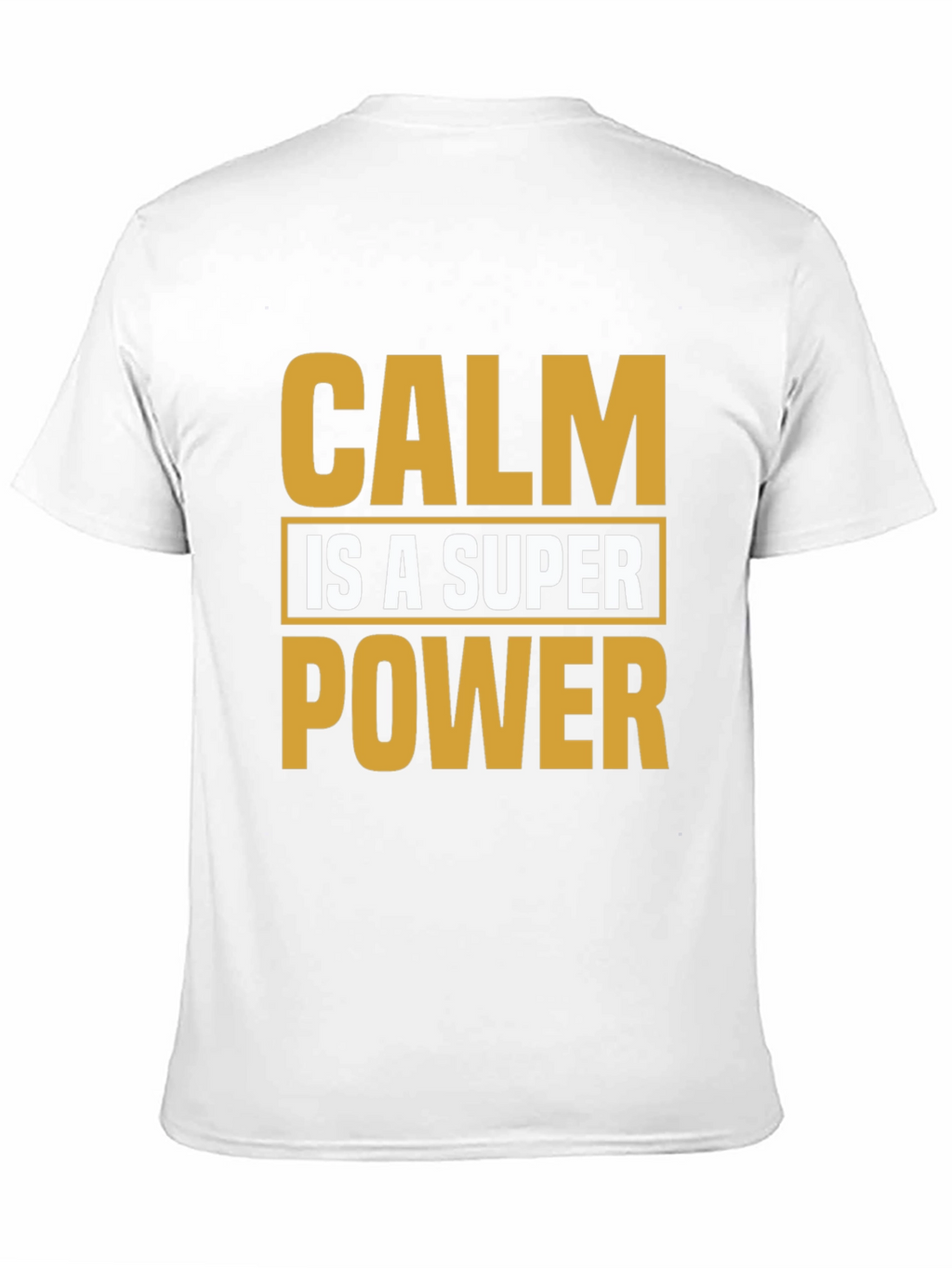 Calm is a Superpower Black T-Shirt
