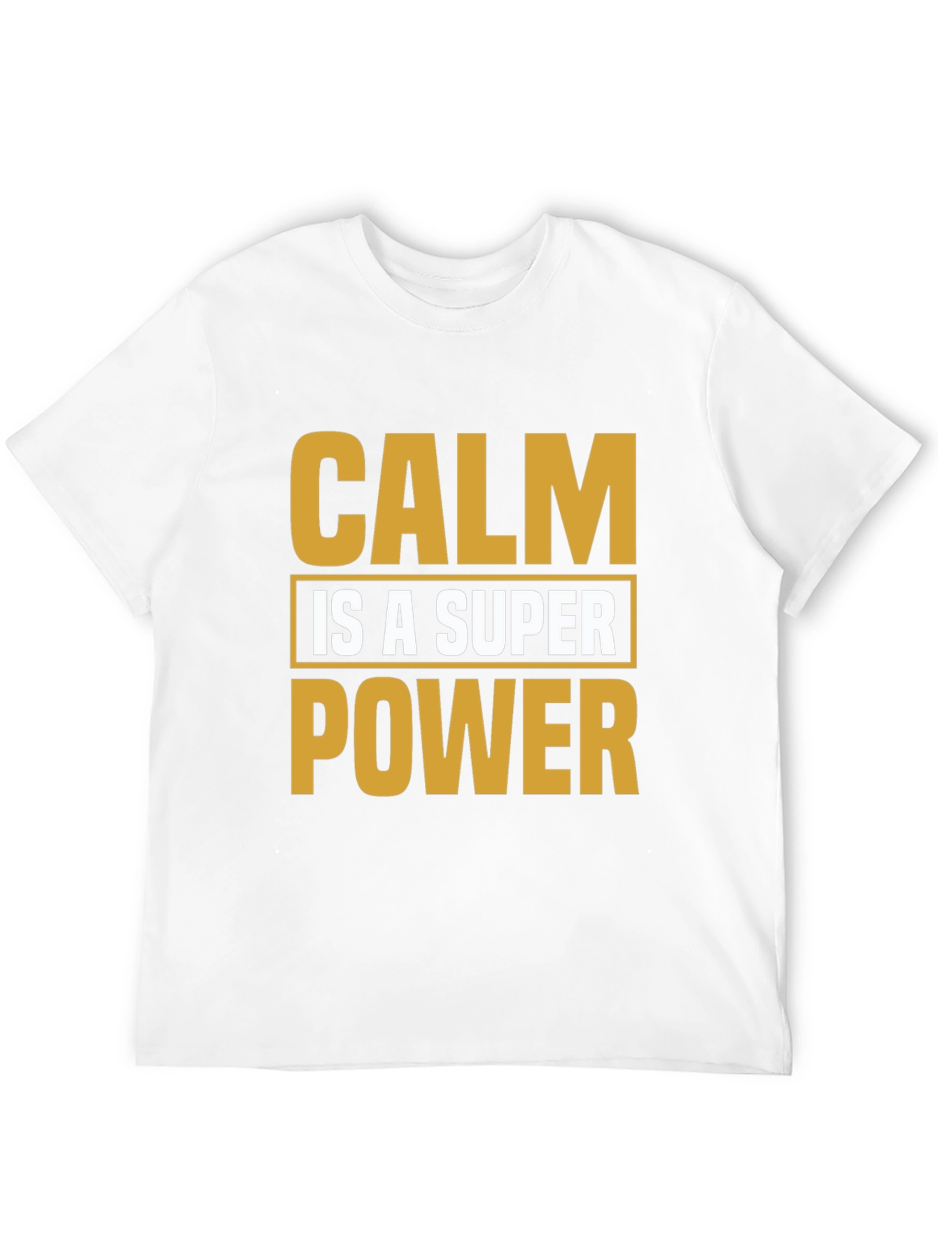 Calm is a Superpower Black T-Shirt