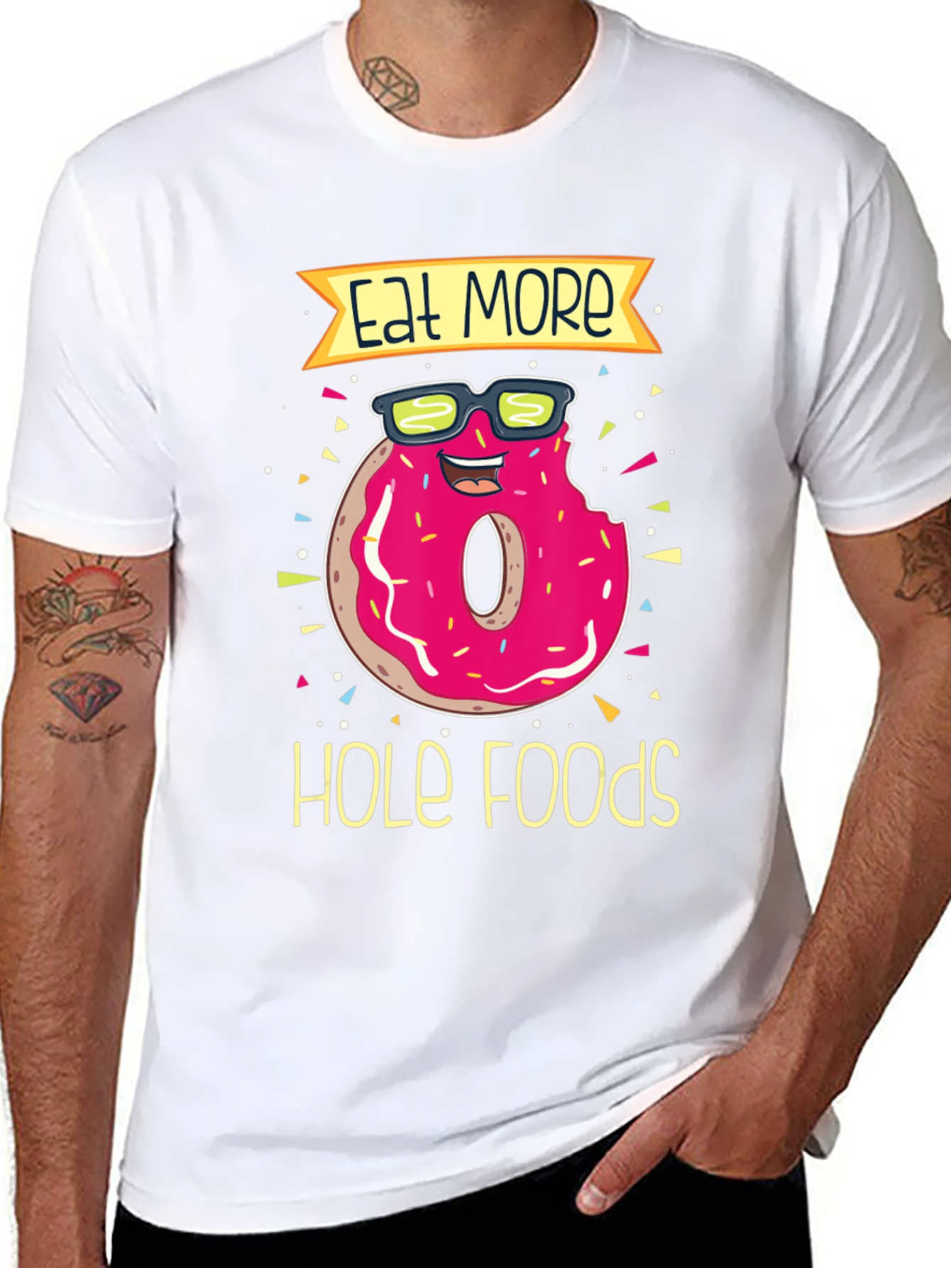 Eat More Hole Foods Donut T-Shirt