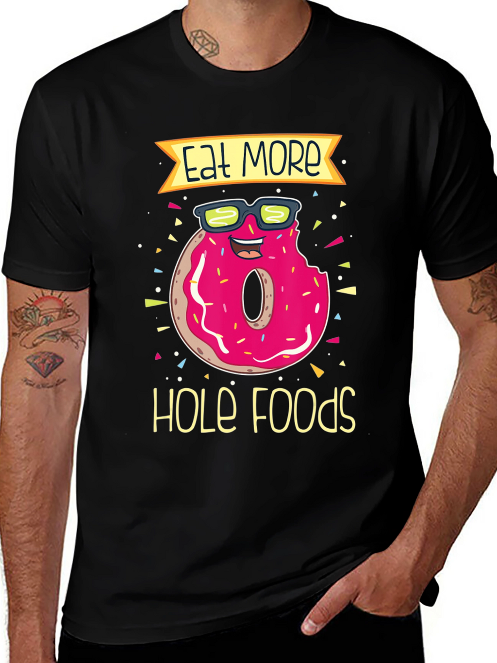 Eat More Hole Foods Donut T-Shirt
