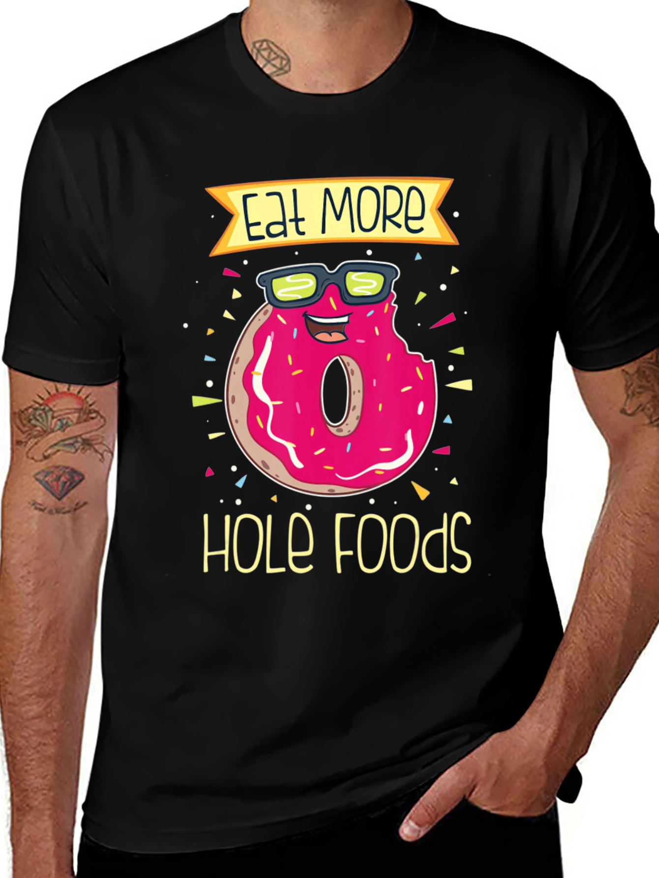 Eat More Hole Foods Donut T-Shirt