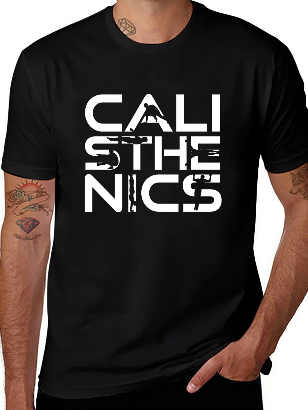 Calisthenics Black Graphic Tee