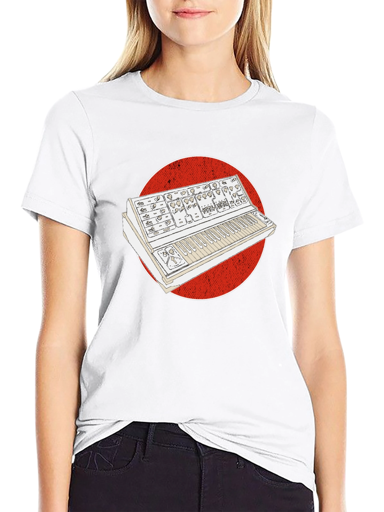 Synth Graphic Tee - Retro Music Lover T-Shirt