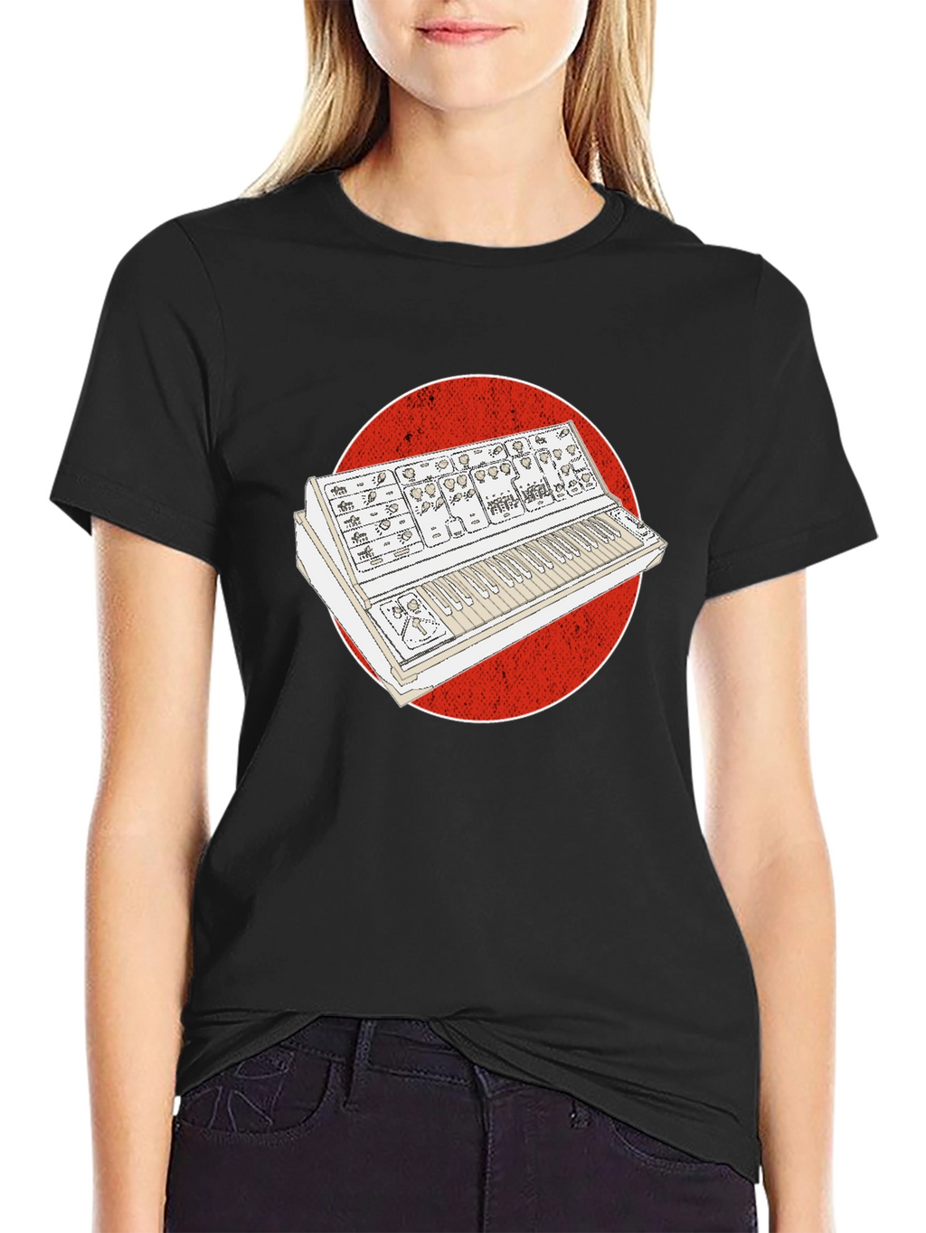 Synth Graphic Tee - Retro Music Lover T-Shirt
