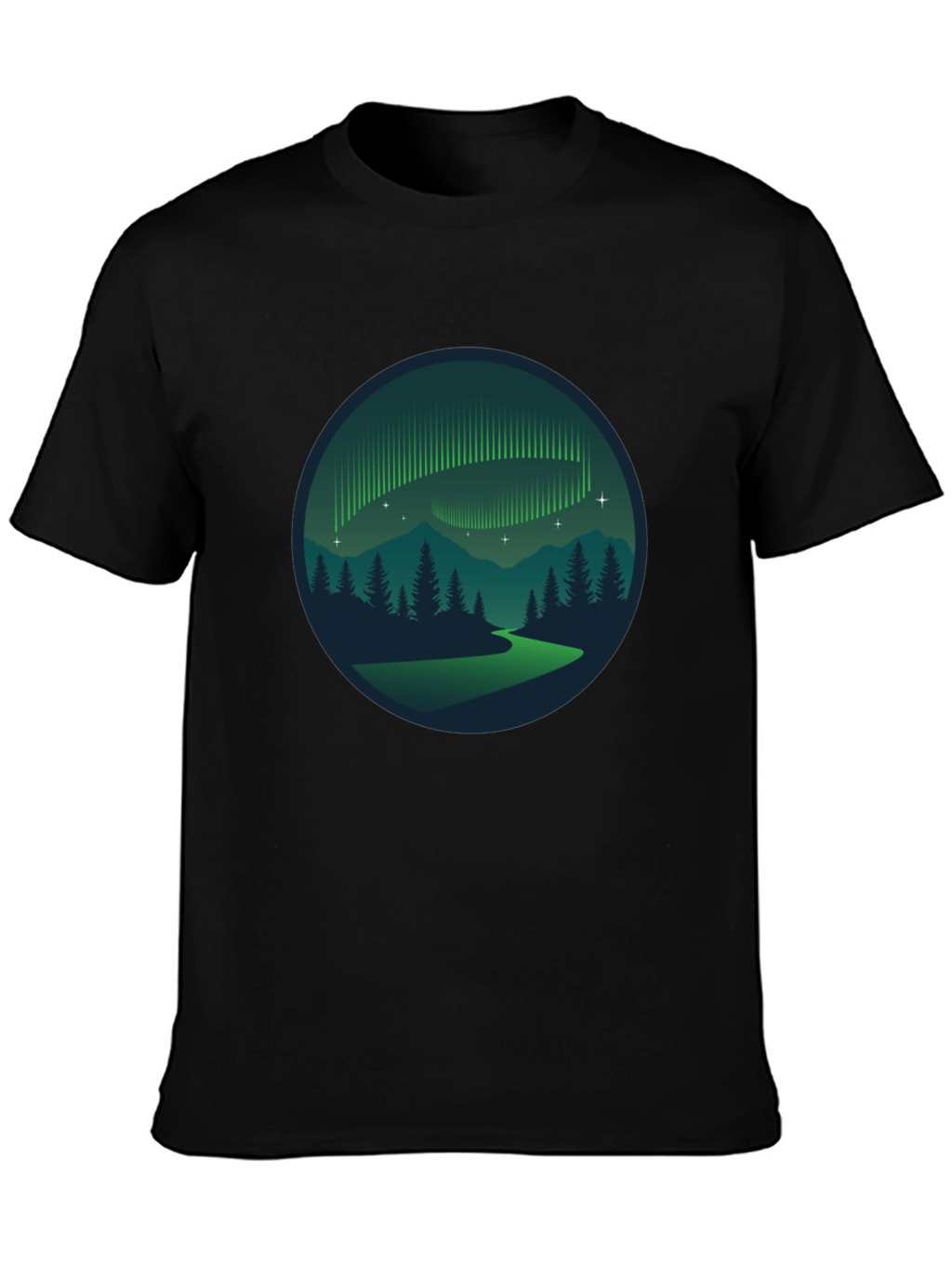 Aurora Borealis Graphic T-Shirt