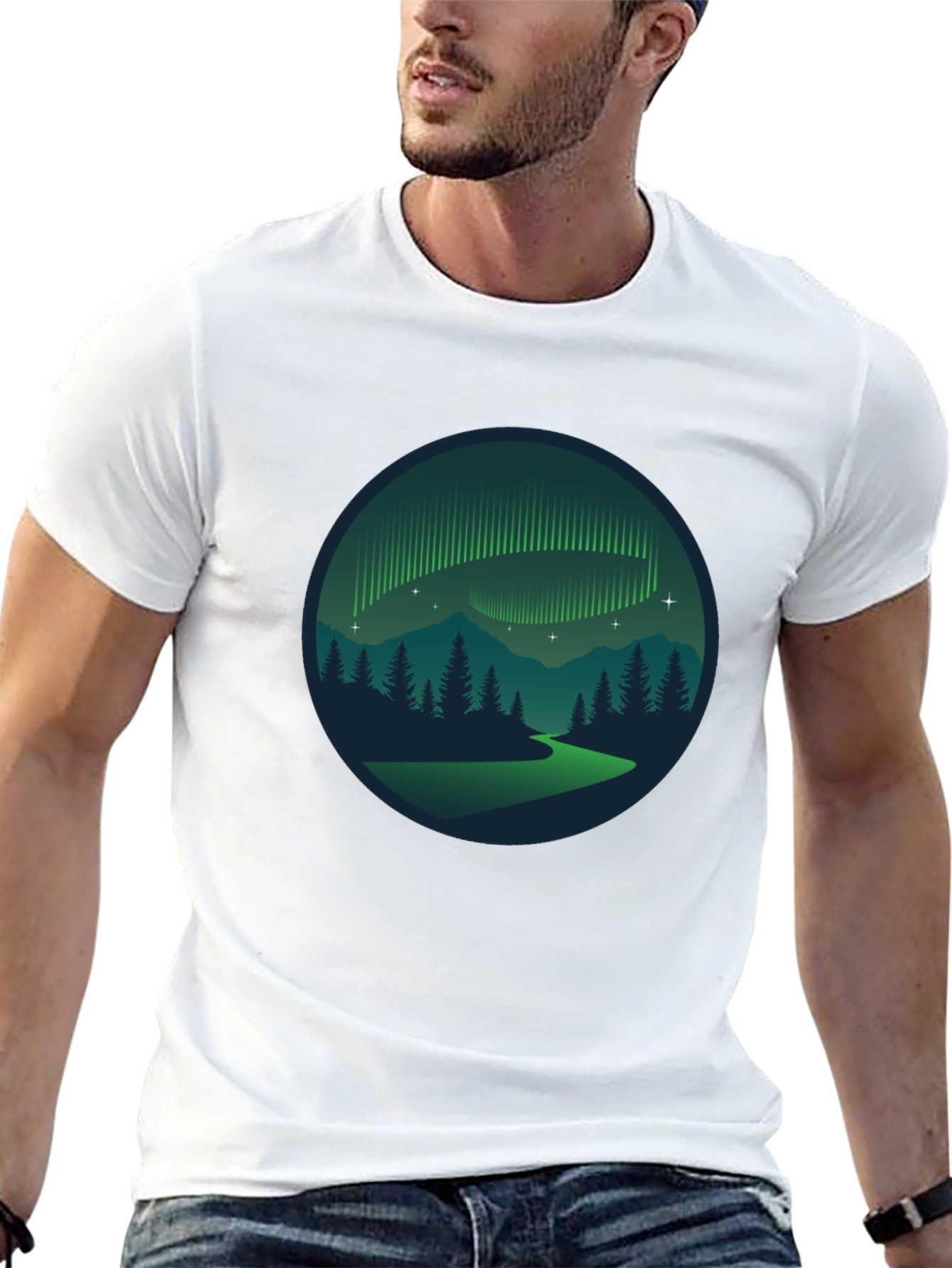 Aurora Borealis Graphic T-Shirt