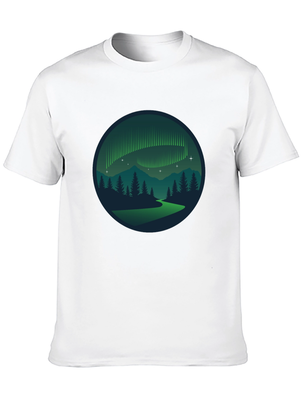Aurora Borealis Graphic T-Shirt