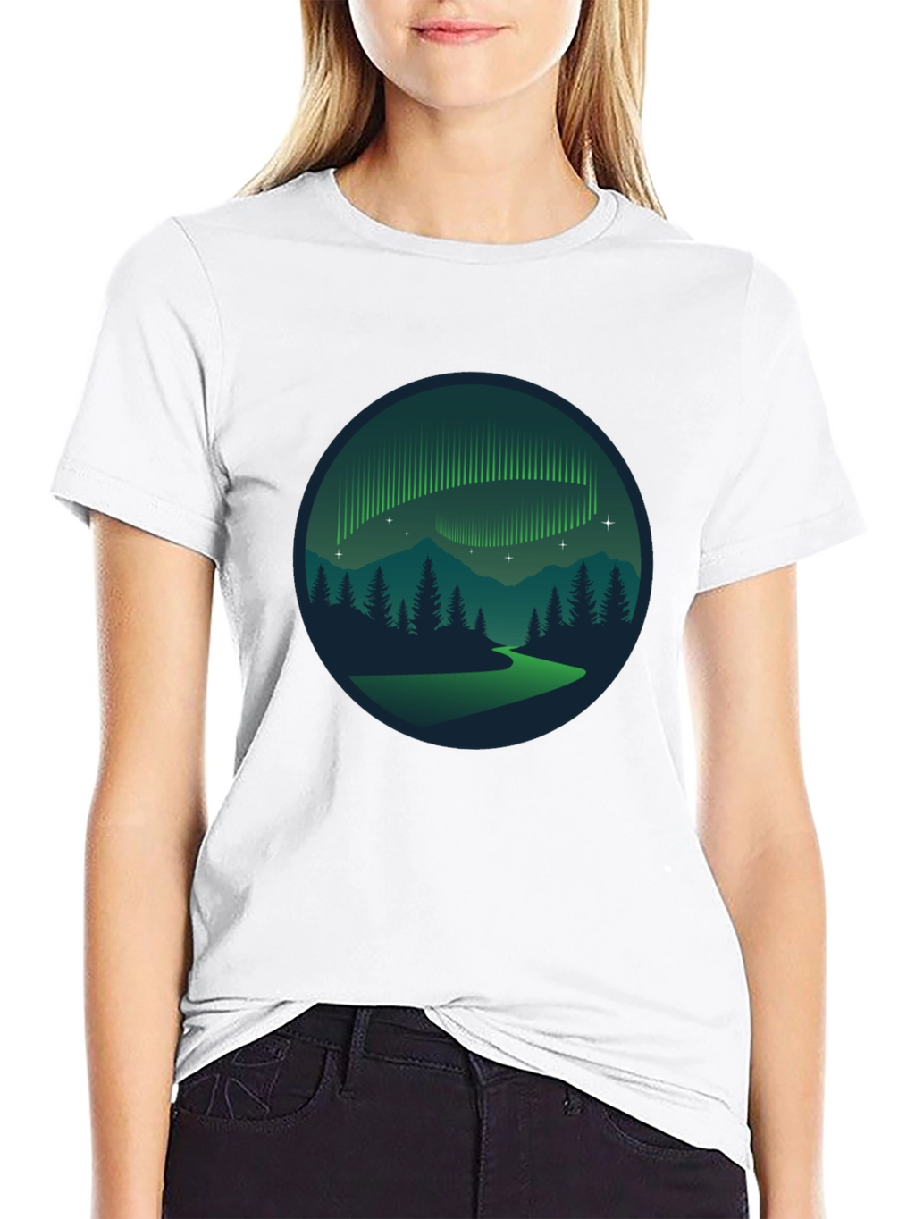 Aurora Borealis Graphic T-Shirt