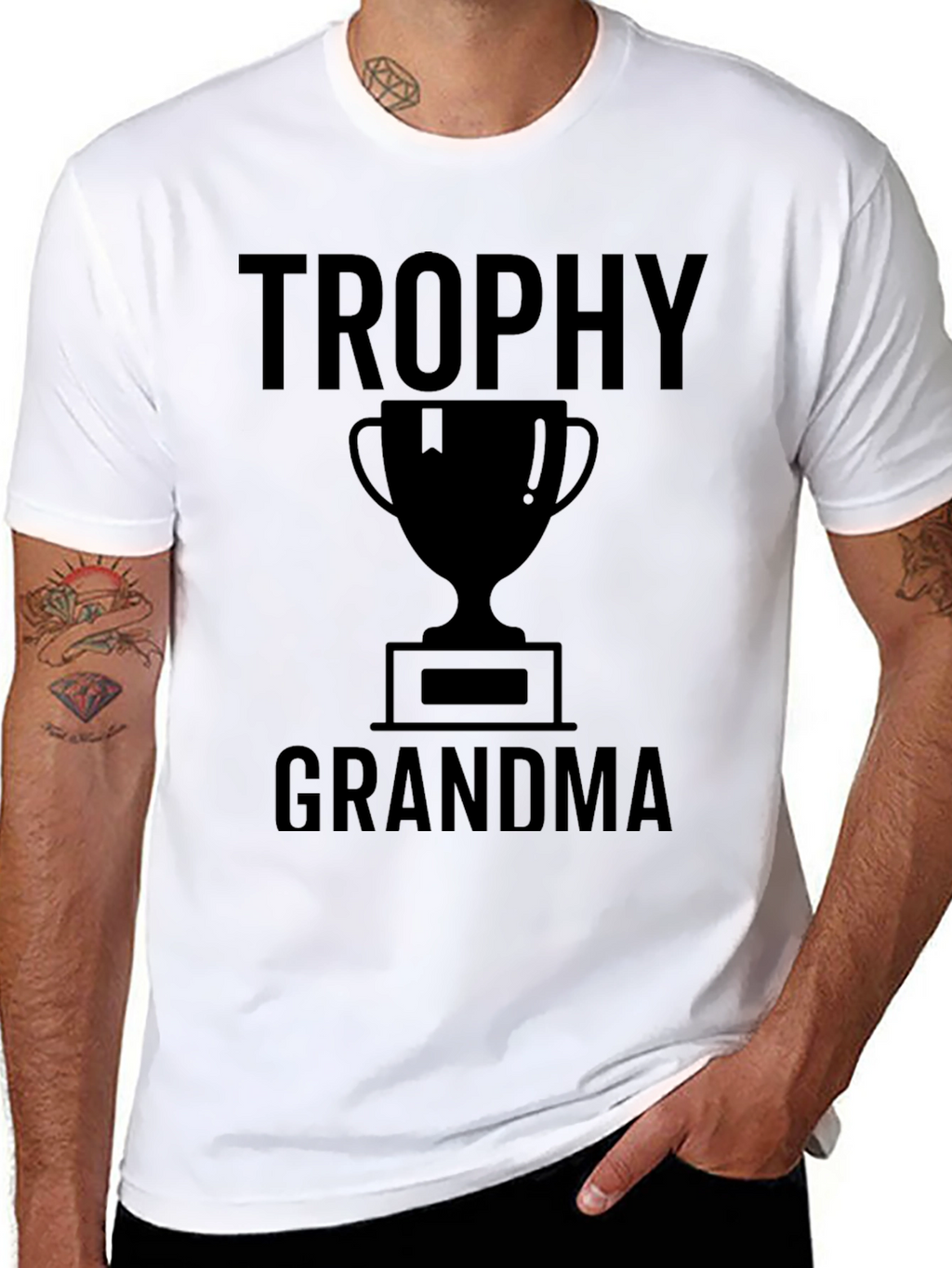 Trophy Grandma Graphic T-Shirt