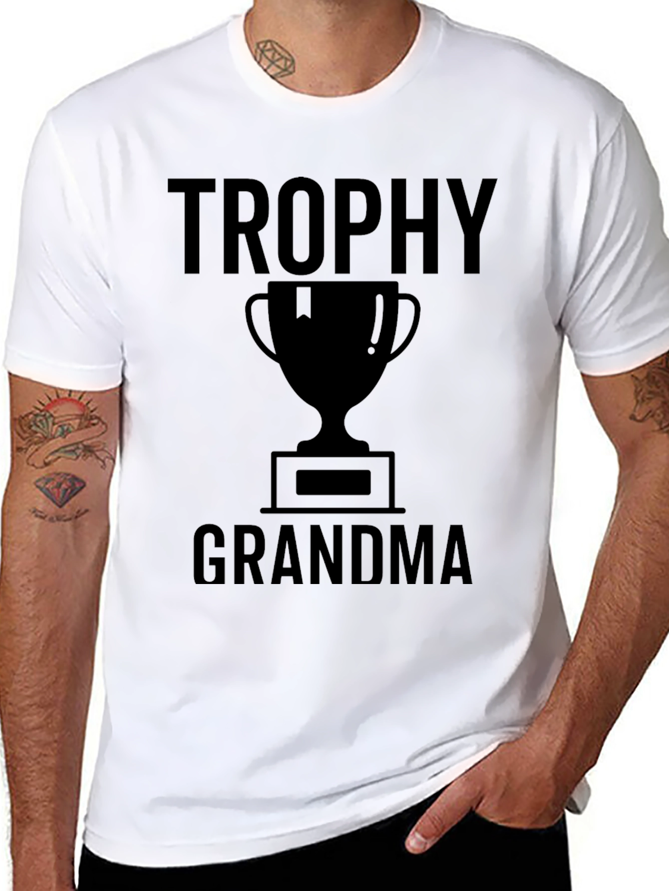 Trophy Grandma Graphic T-Shirt