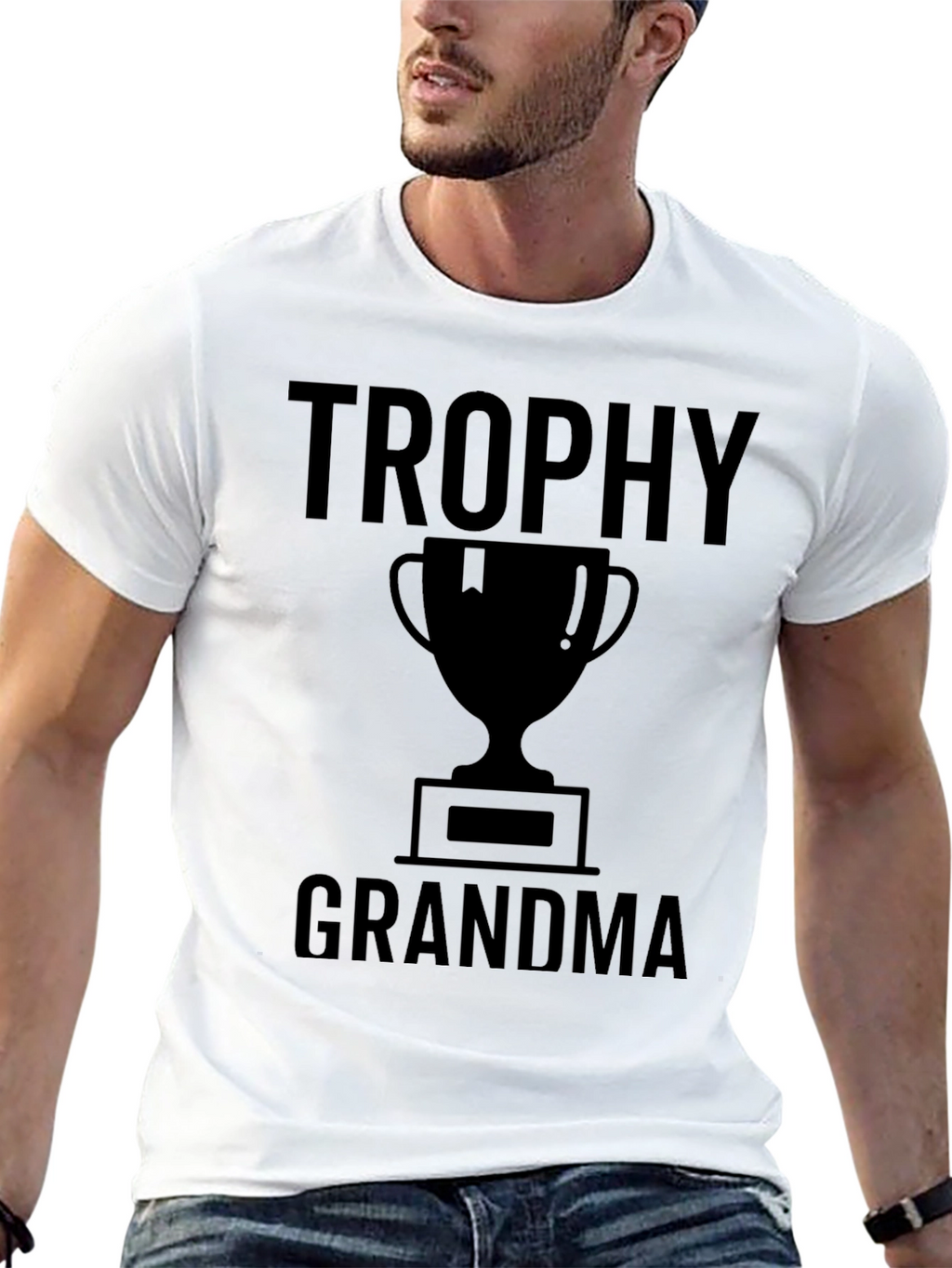 Trophy Grandma Graphic T-Shirt
