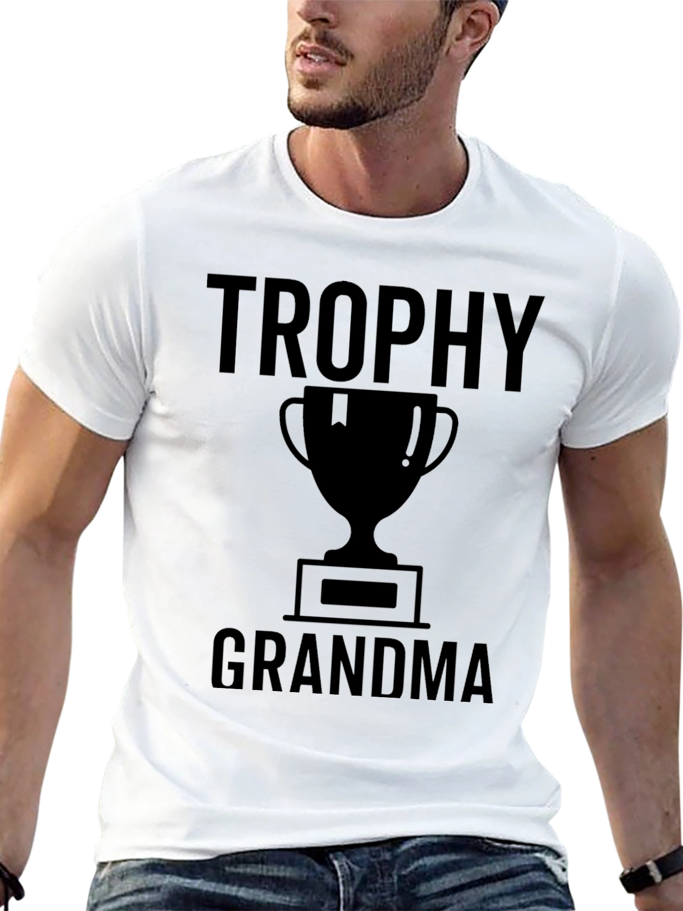 Trophy Grandma Graphic T-Shirt