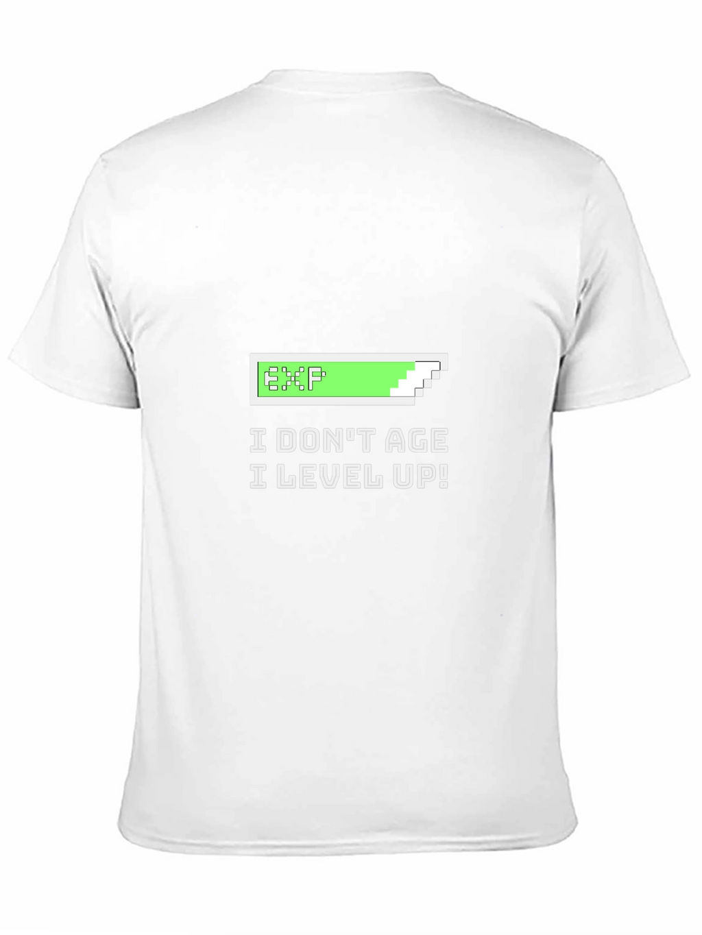 I Dont Age I Level Up Black Graphic Tee