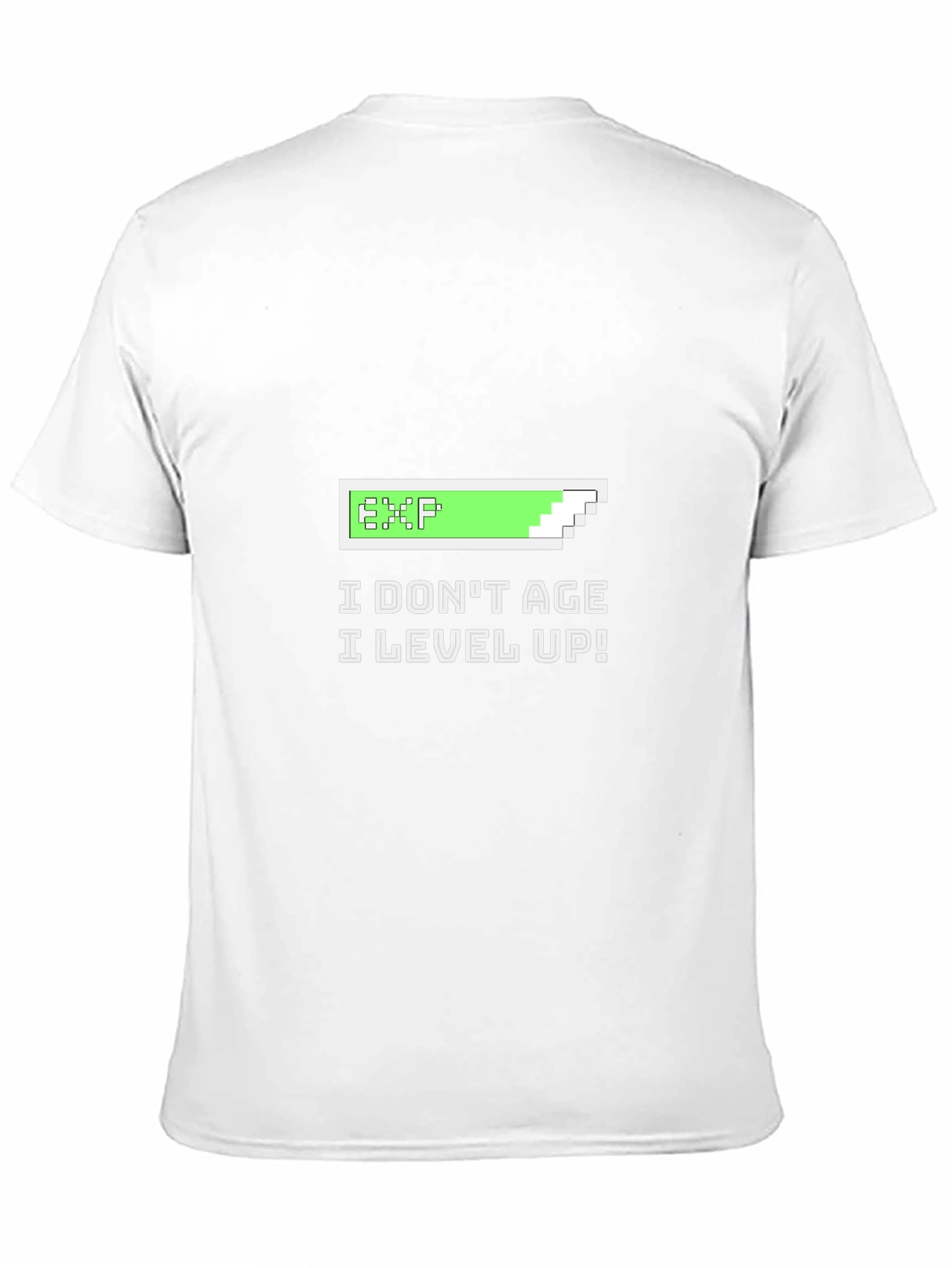 I Dont Age I Level Up Black Graphic Tee