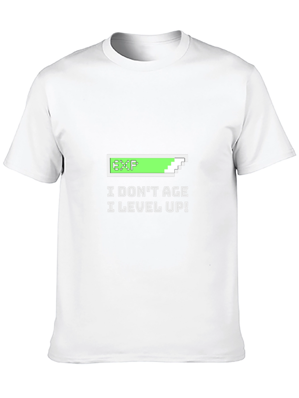 I Dont Age I Level Up Black Graphic Tee