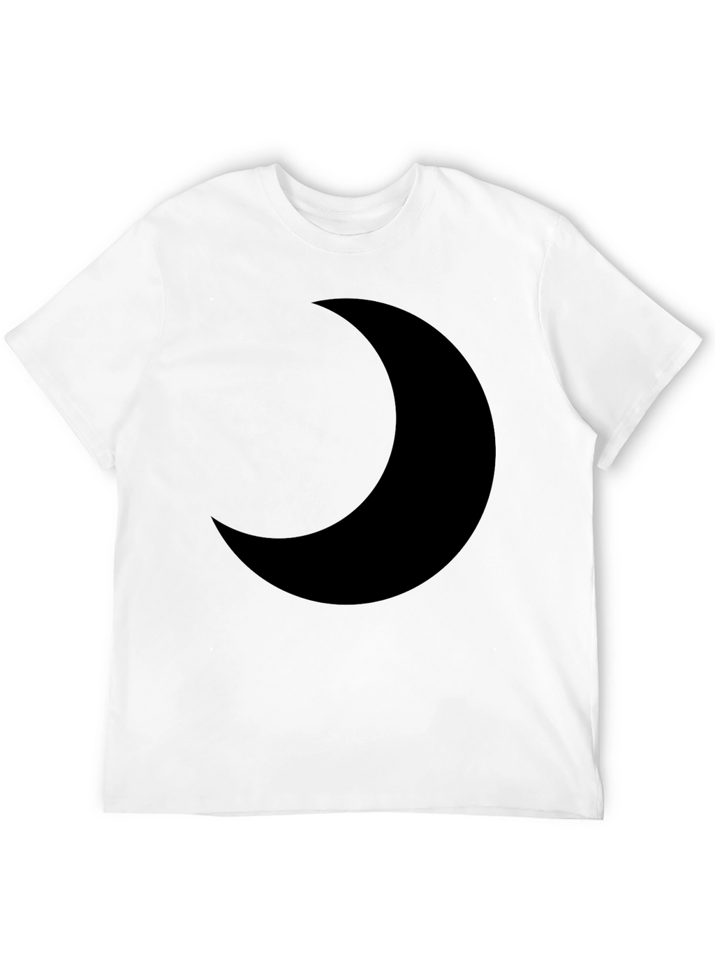 Black Crescent Moon Graphic Tee