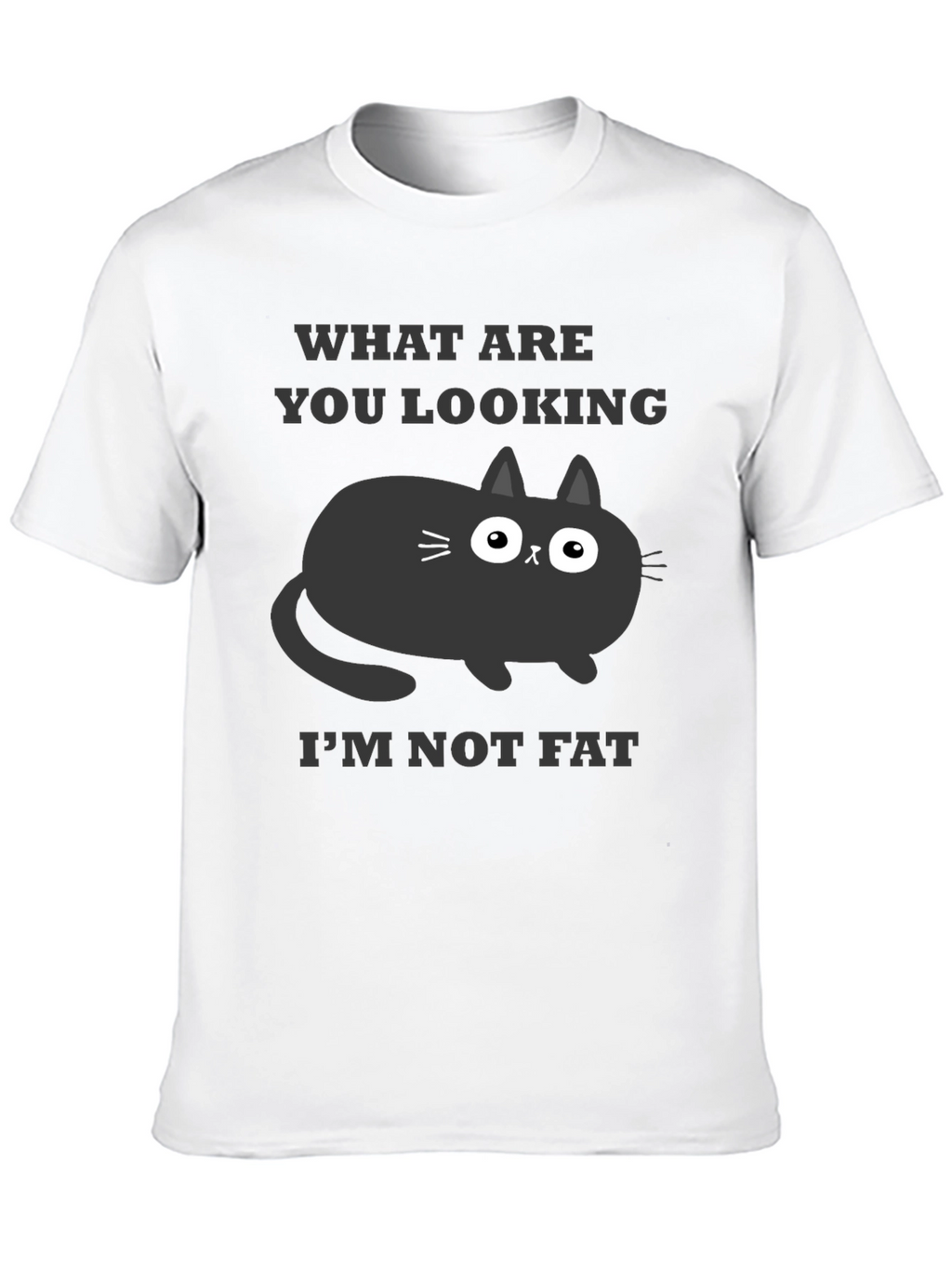 Funny Cat T-Shirt - What Are You Looking At?