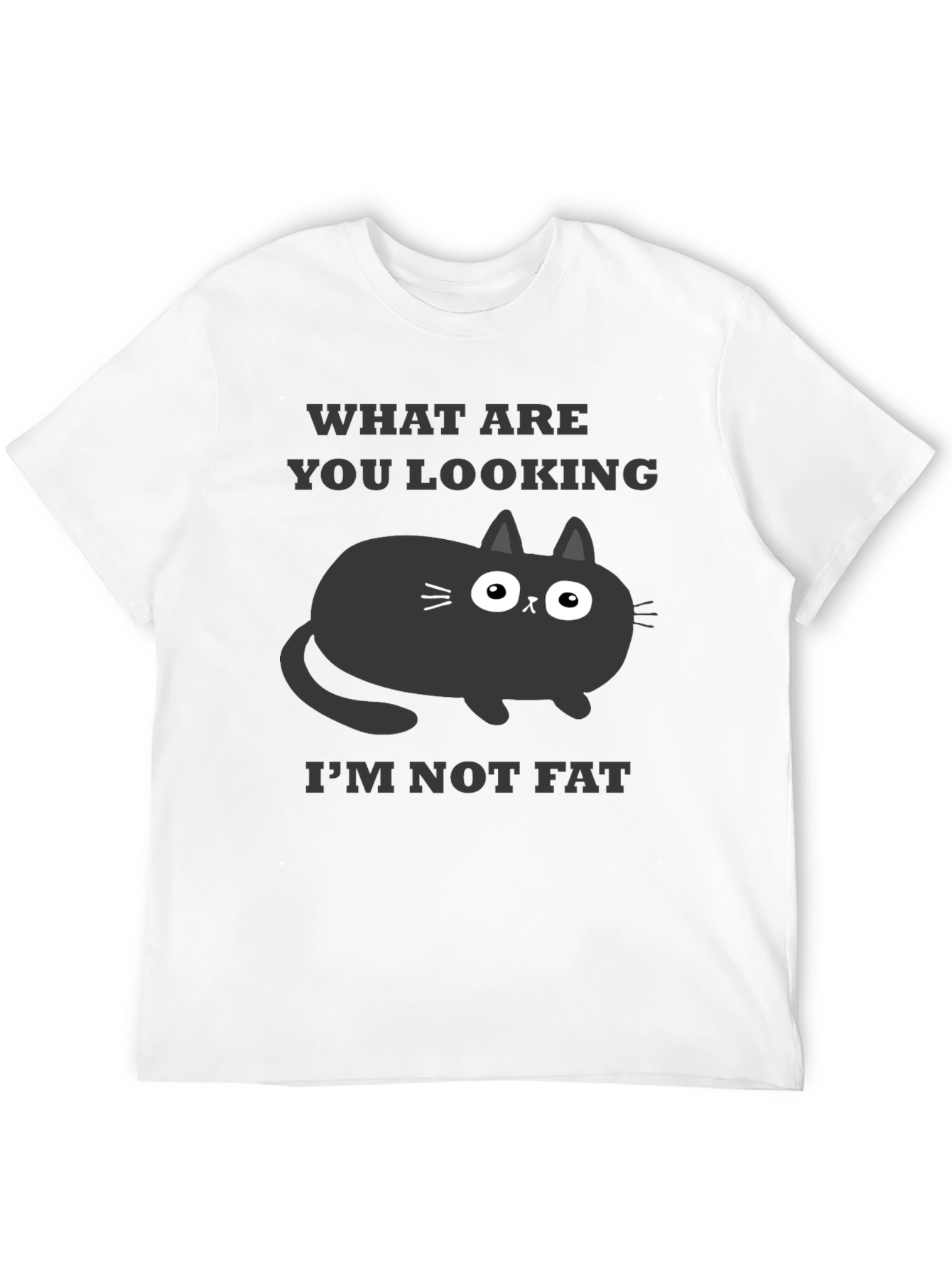 Funny Cat T-Shirt - What Are You Looking At?