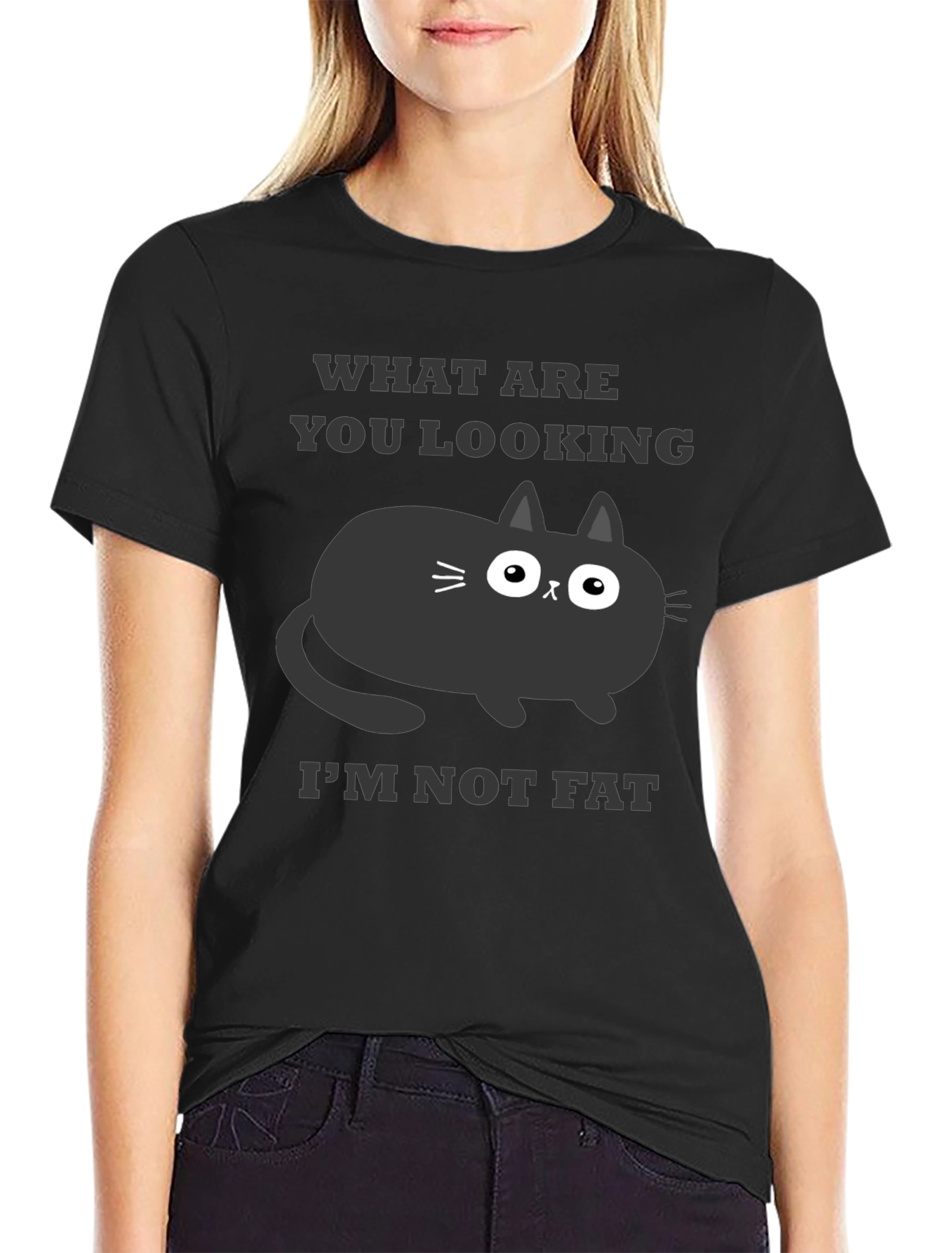 Funny Cat T-Shirt - What Are You Looking At?