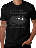 Funny Cat T-Shirt - What Are You Looking At?