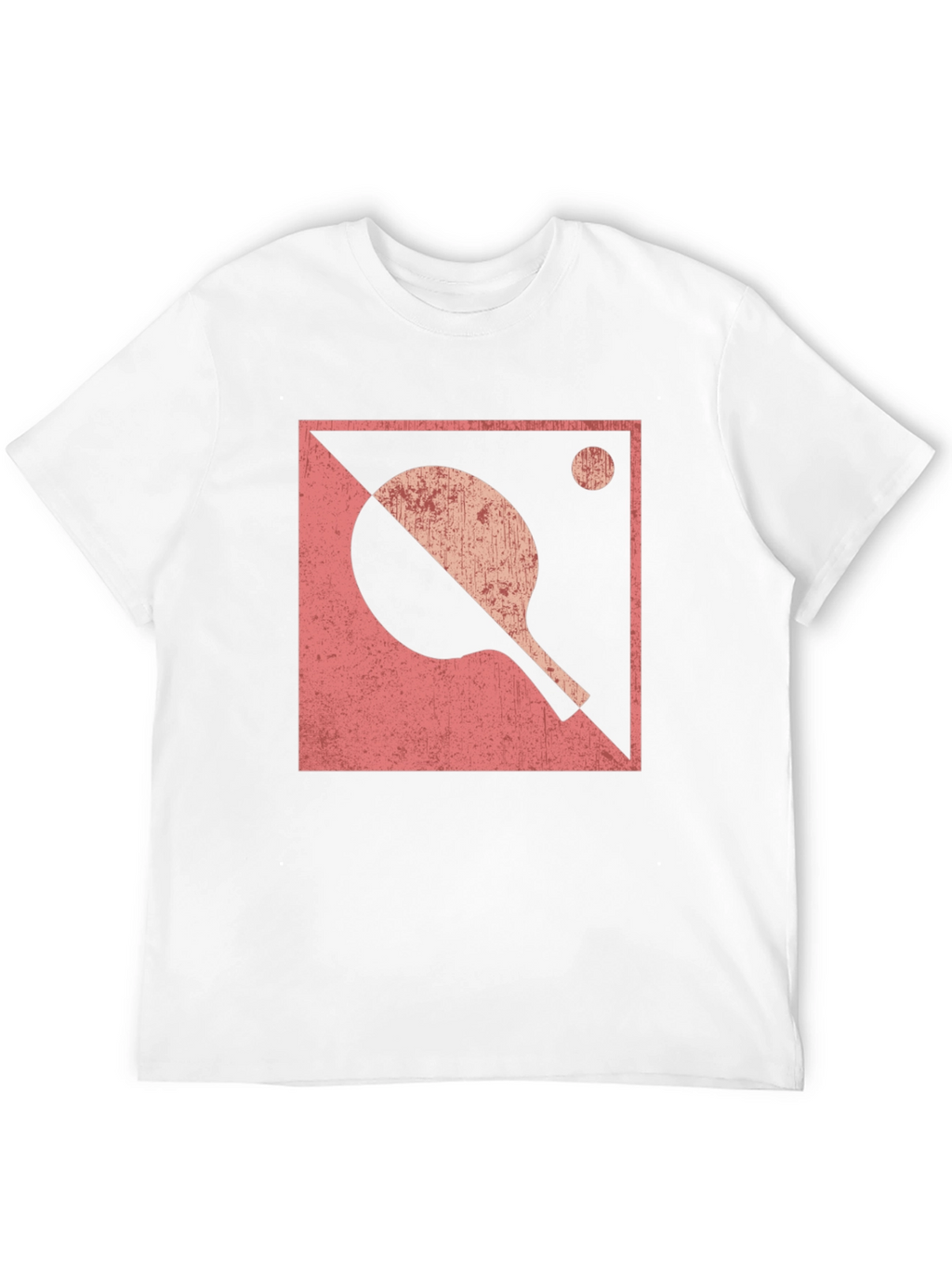 Ping Pong Paddle Graphic Tee - Black